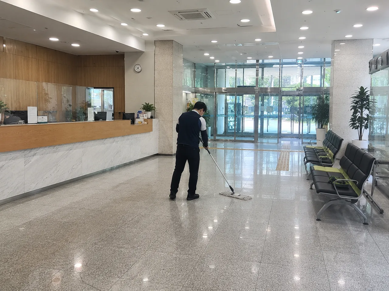 화재청소 작업 후 공간 탈취 실제 작업 사진